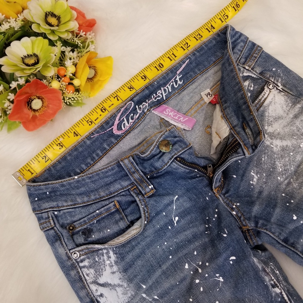 Custom Paint Splattered Ripped Distressed Jeans! - image 7